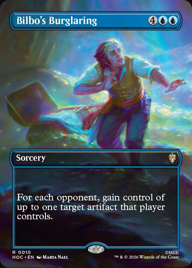 Bilbo's Burglaring card front