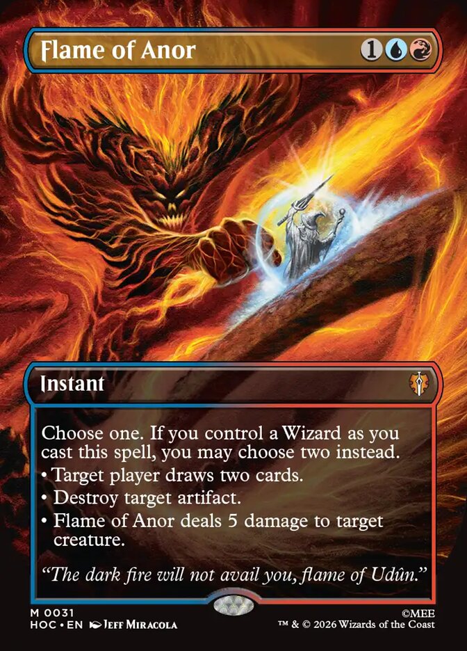 Flame of Anor card front