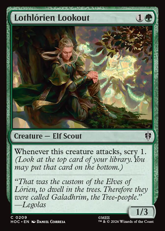 Lothlórien Lookout card front
