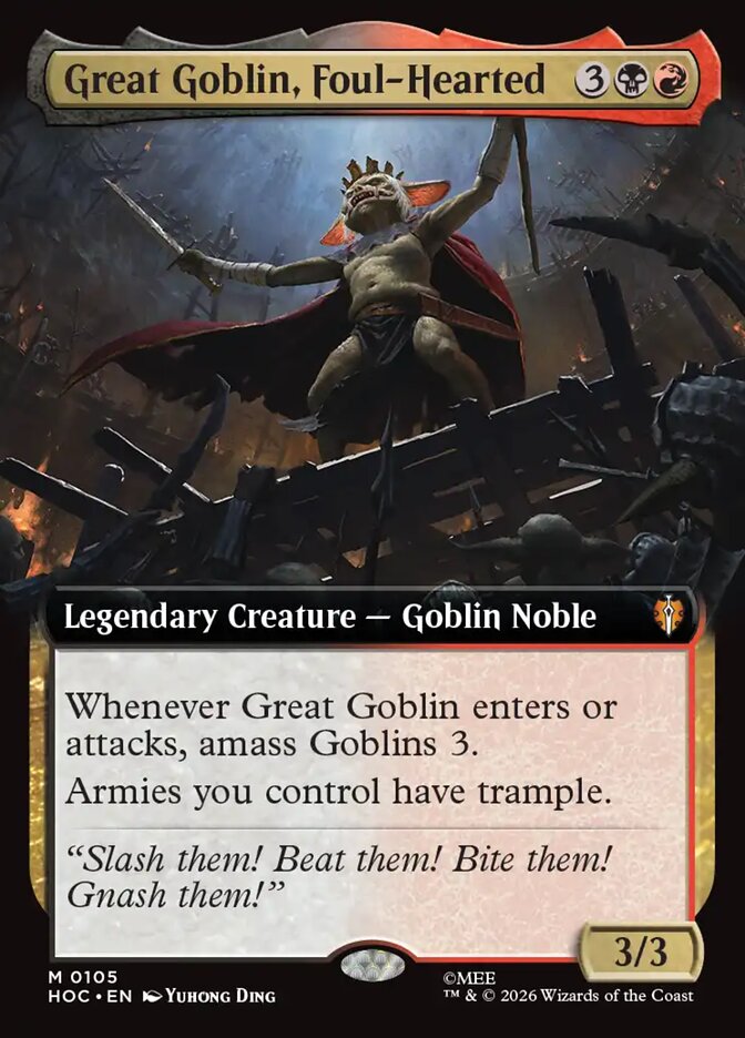 Great Goblin, Foul-Hearted card front