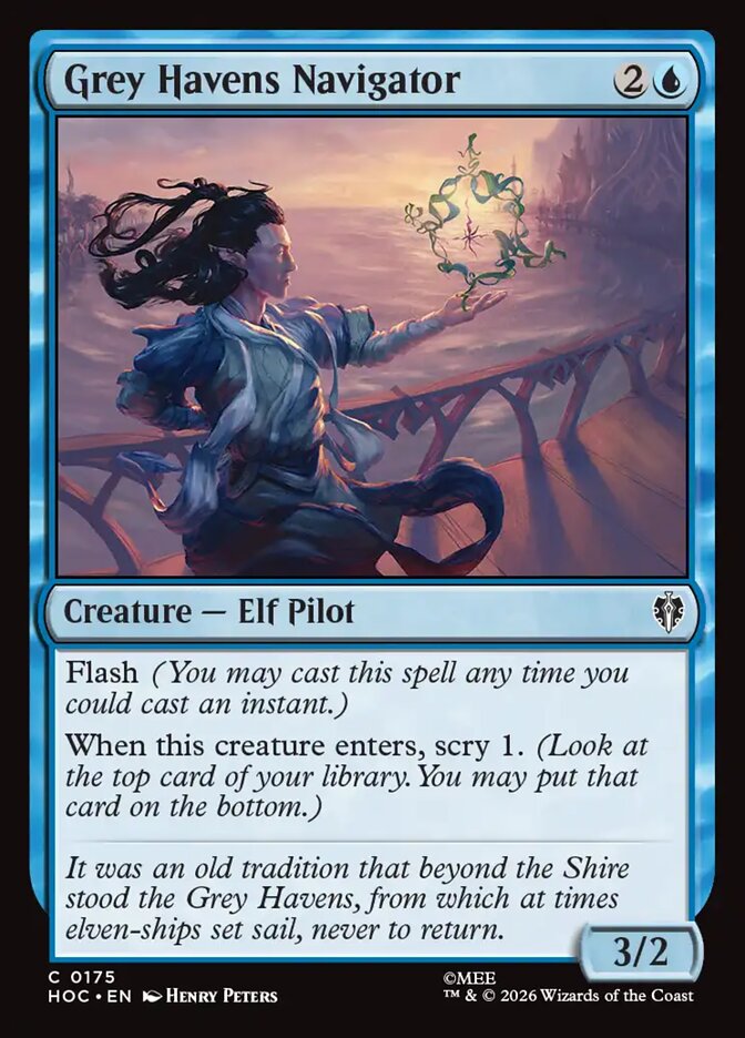 Grey Havens Navigator card front