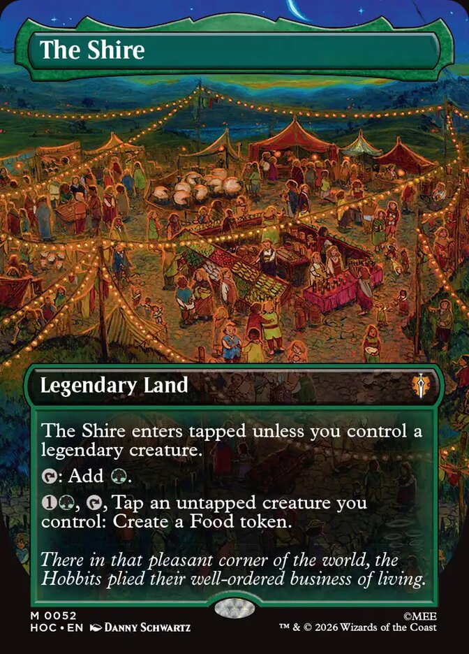 The Shire card front