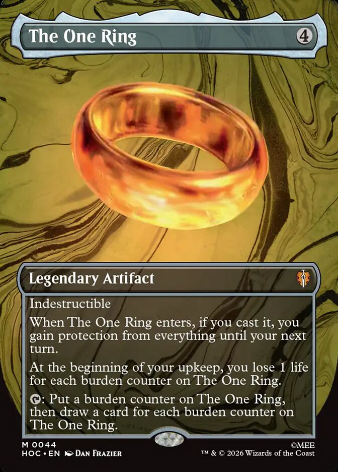 The One Ring card front