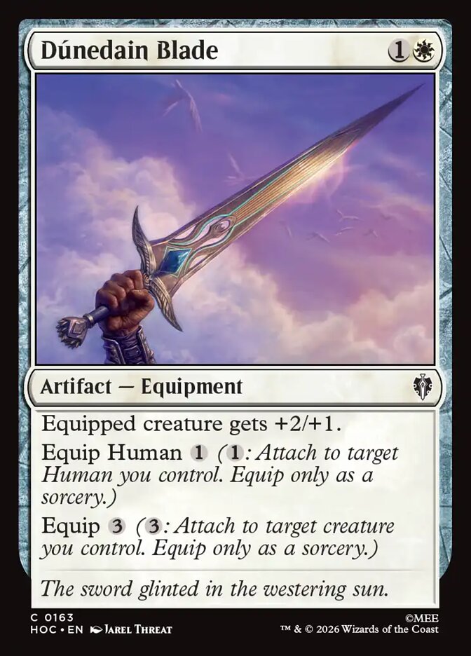 Dúnedain Blade card front