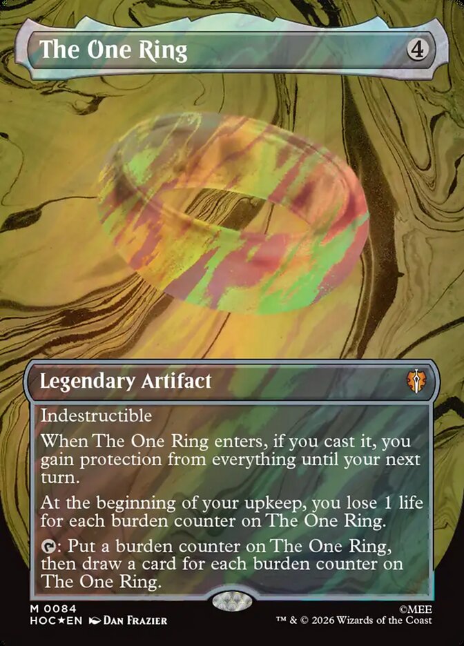 The One Ring card front