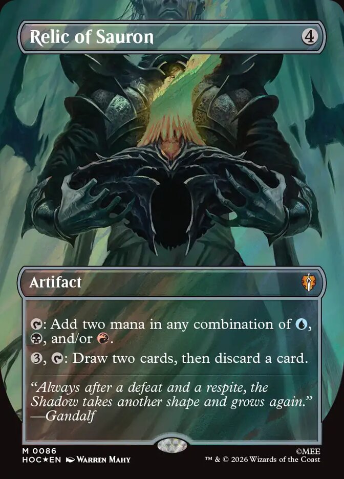 Relic of Sauron card front