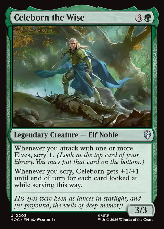 Celeborn the Wise card front