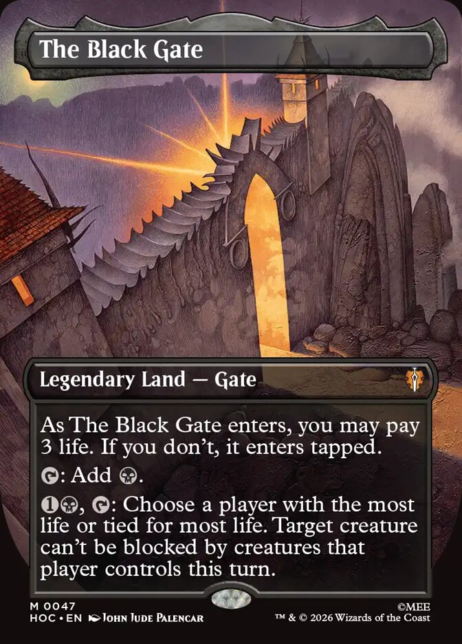 The Black Gate card front