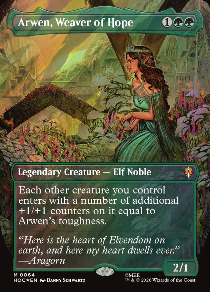 Arwen, Weaver of Hope card front