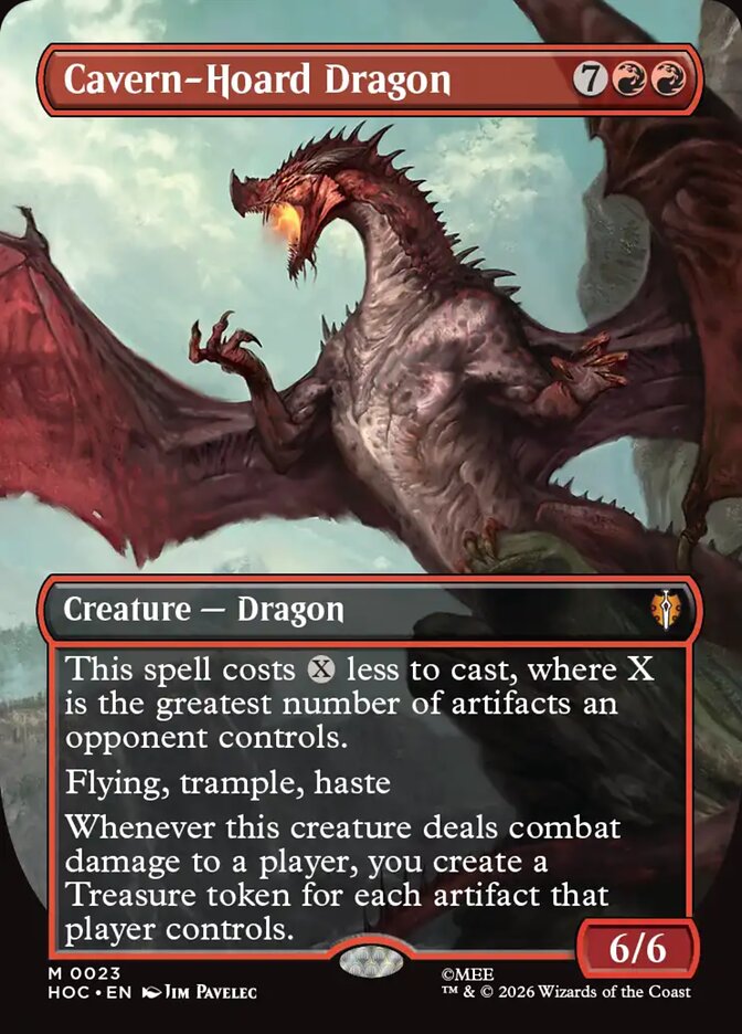 Cavern-Hoard Dragon card front
