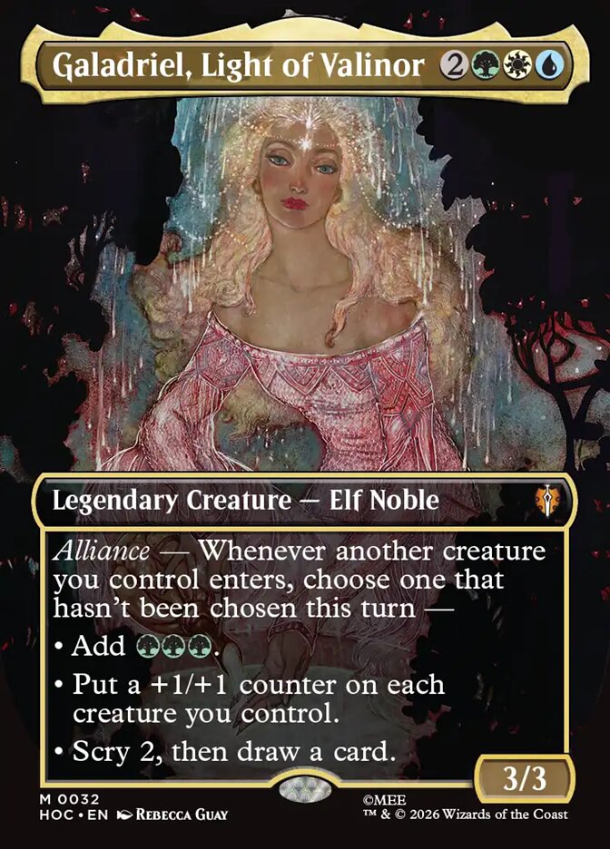 Galadriel, Light of Valinor card front