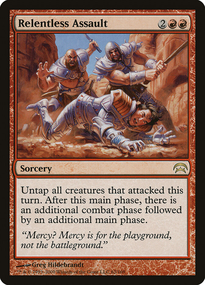 Relentless Assault card front