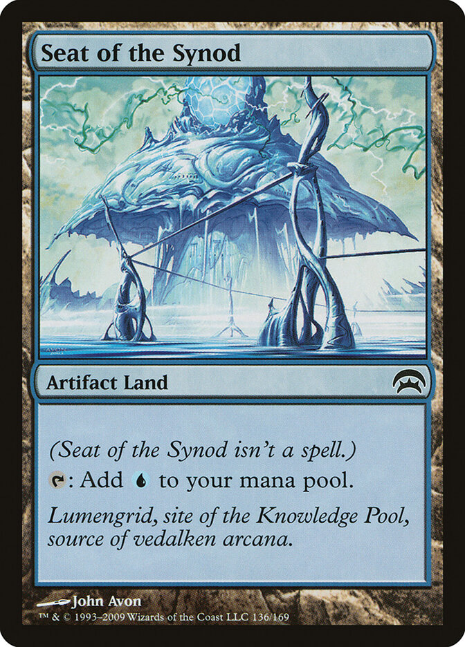 Seat of the Synod card front