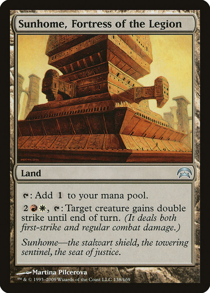 Sunhome, Fortress of the Legion card front