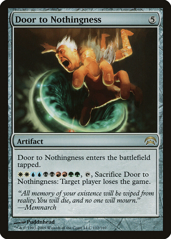 Door to Nothingness card front