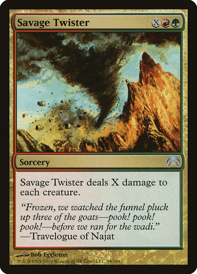 Savage Twister card front