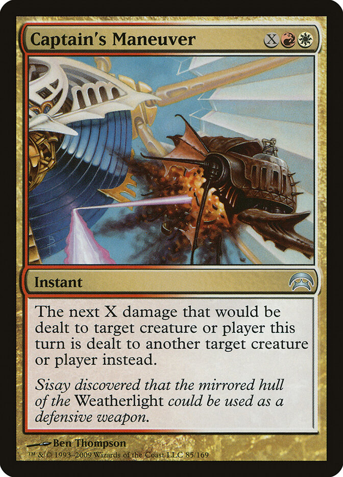 Captain's Maneuver card front