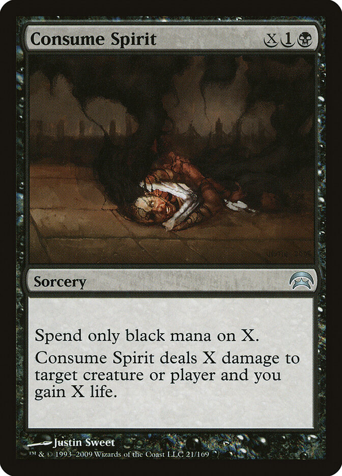 Consume Spirit card front