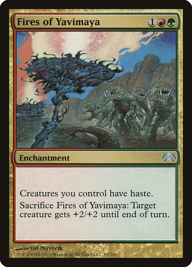 Fires of Yavimaya card front