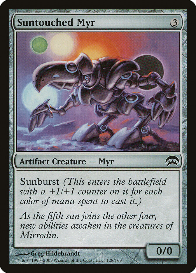 Suntouched Myr card front