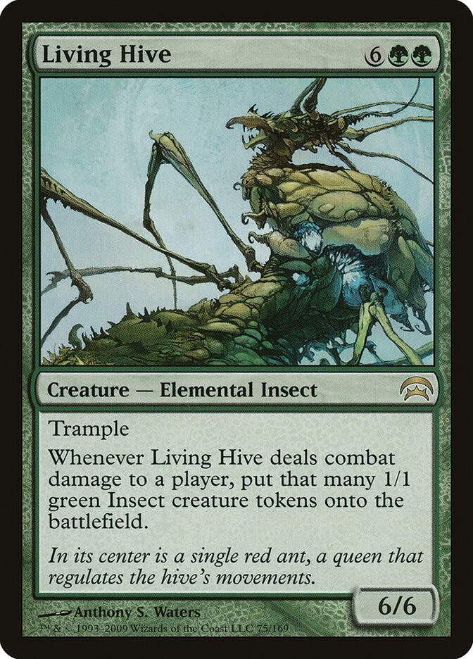 Living Hive card front