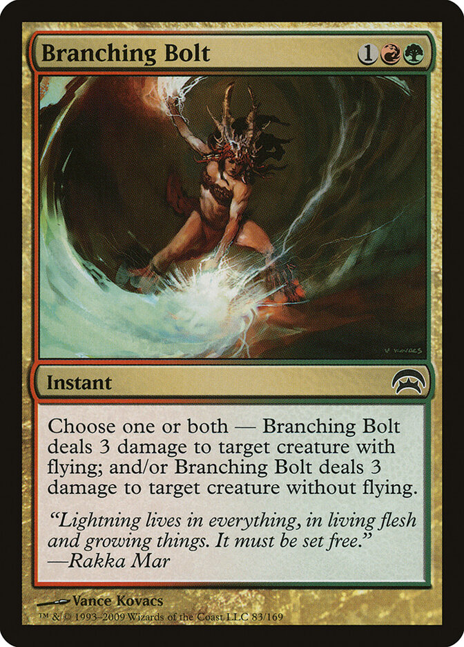 Branching Bolt card front