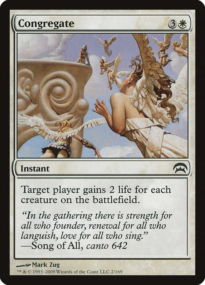Congregate card front