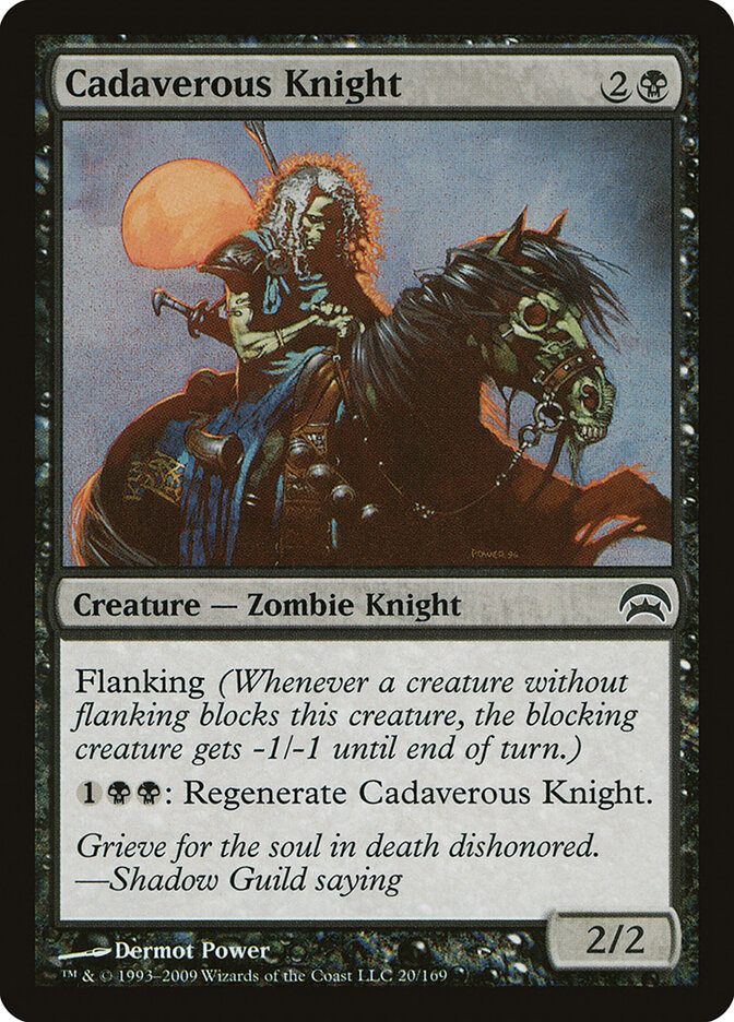 Cadaverous Knight card front