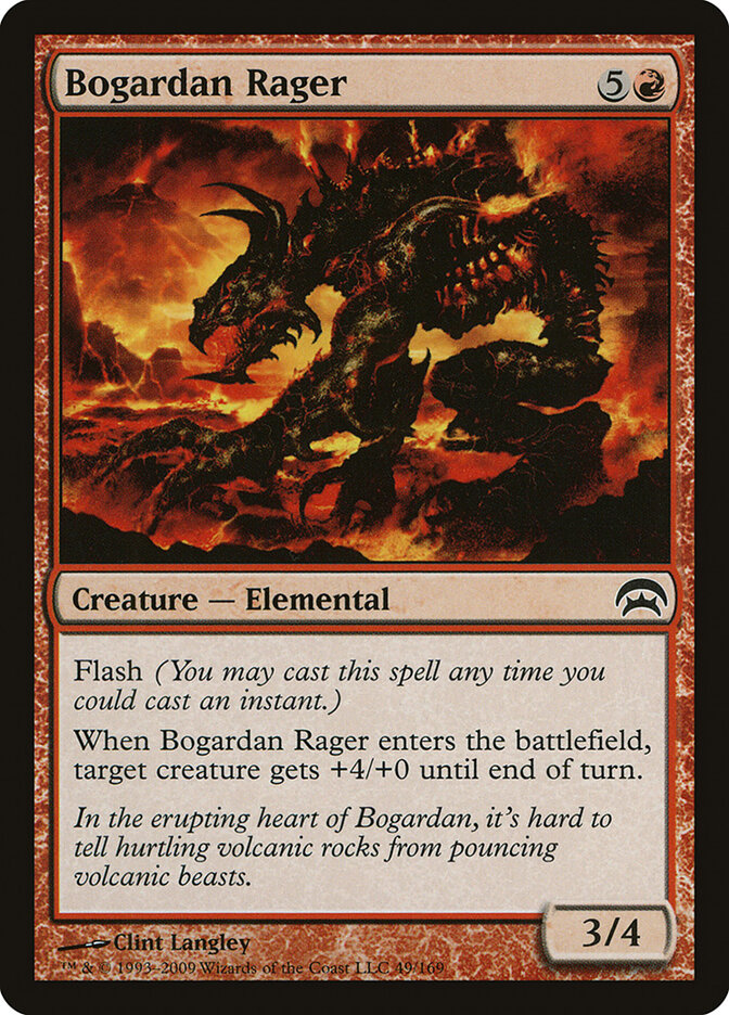 Bogardan Rager card front