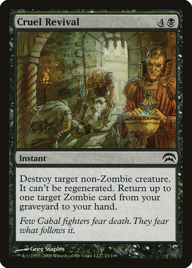 Cruel Revival card front
