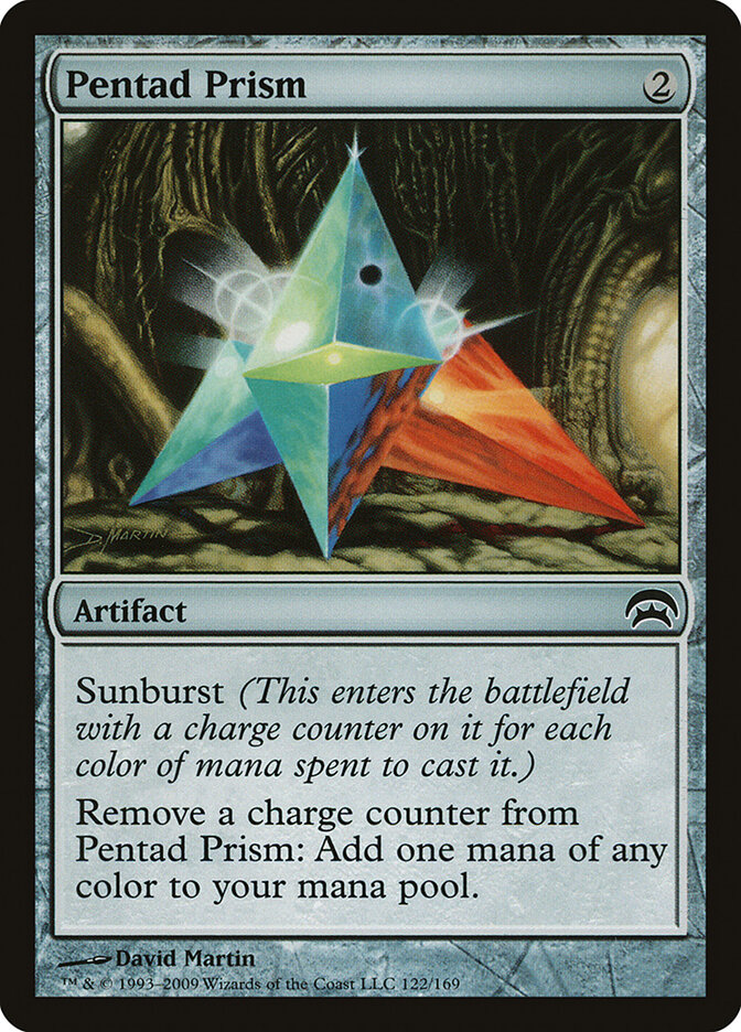 Pentad Prism card front