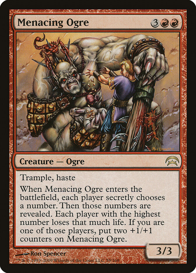 Menacing Ogre card front