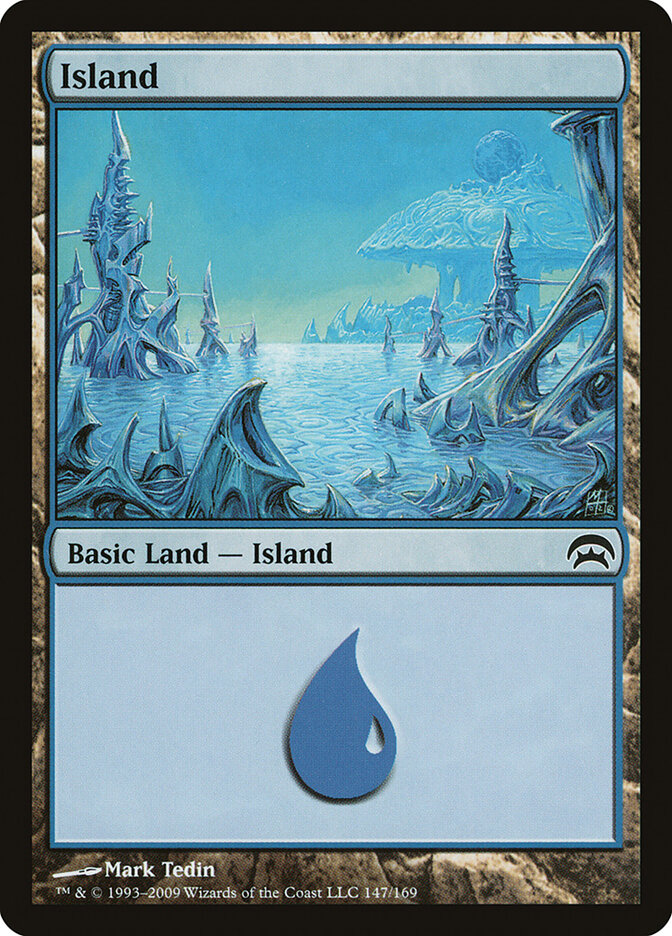 Island card front