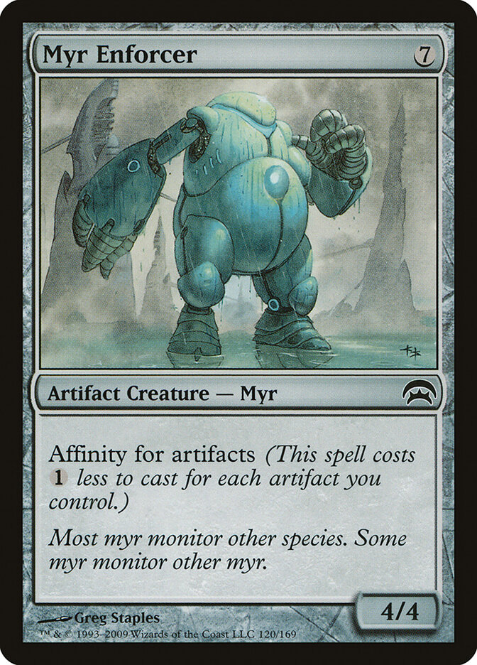 Myr Enforcer card front