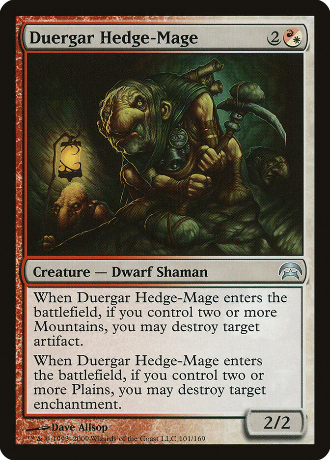 Duergar Hedge-Mage card front