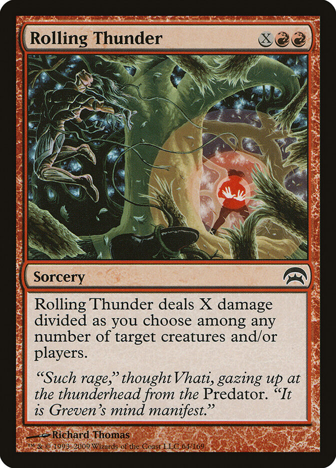 Rolling Thunder card front