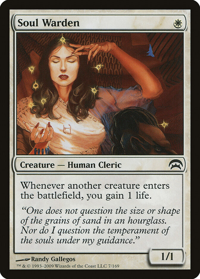 Soul Warden card front