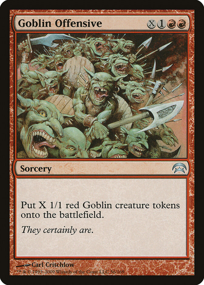 Goblin Offensive card front