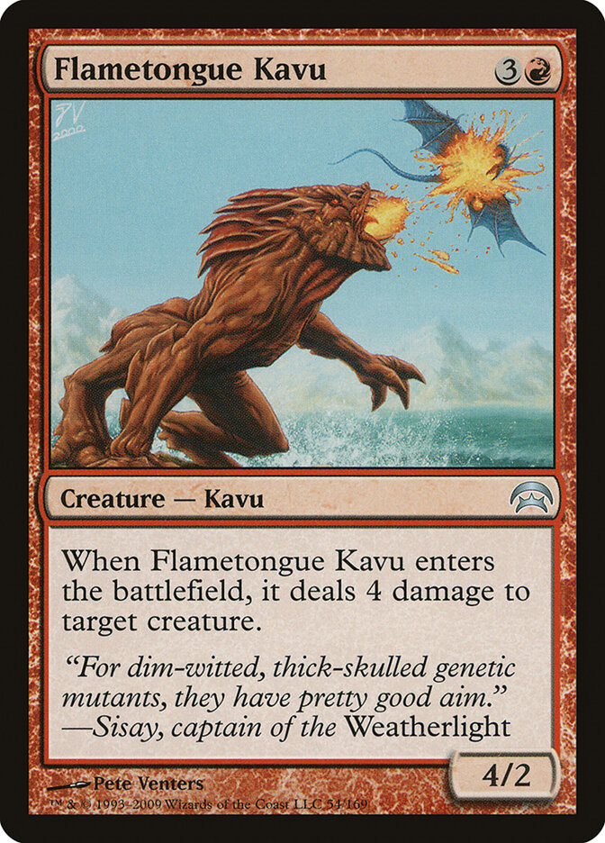 Flametongue Kavu card front