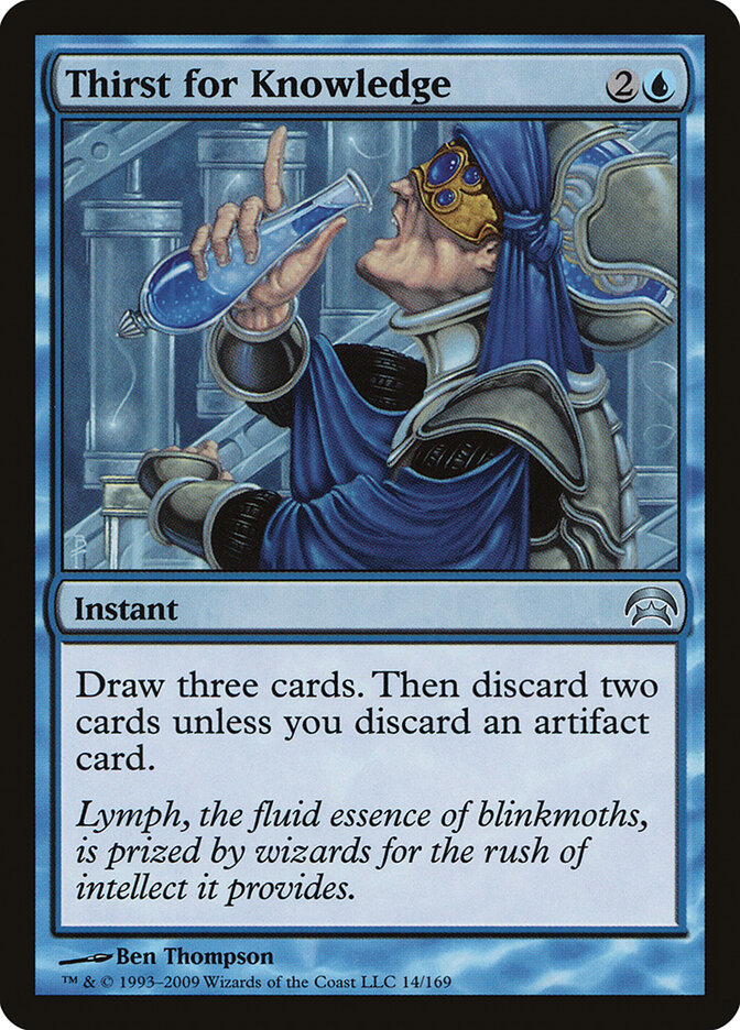 Thirst for Knowledge card front
