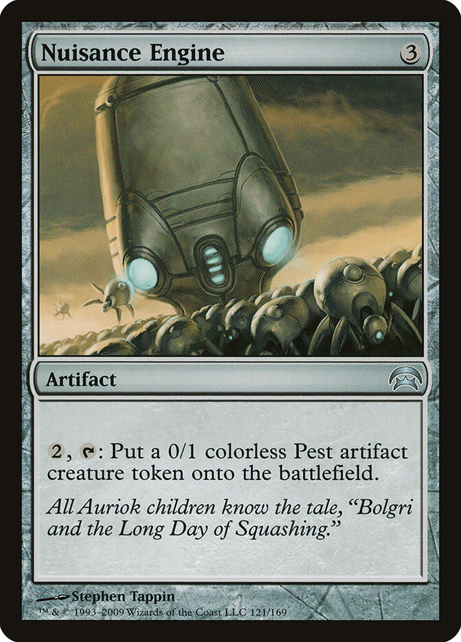 Nuisance Engine card front