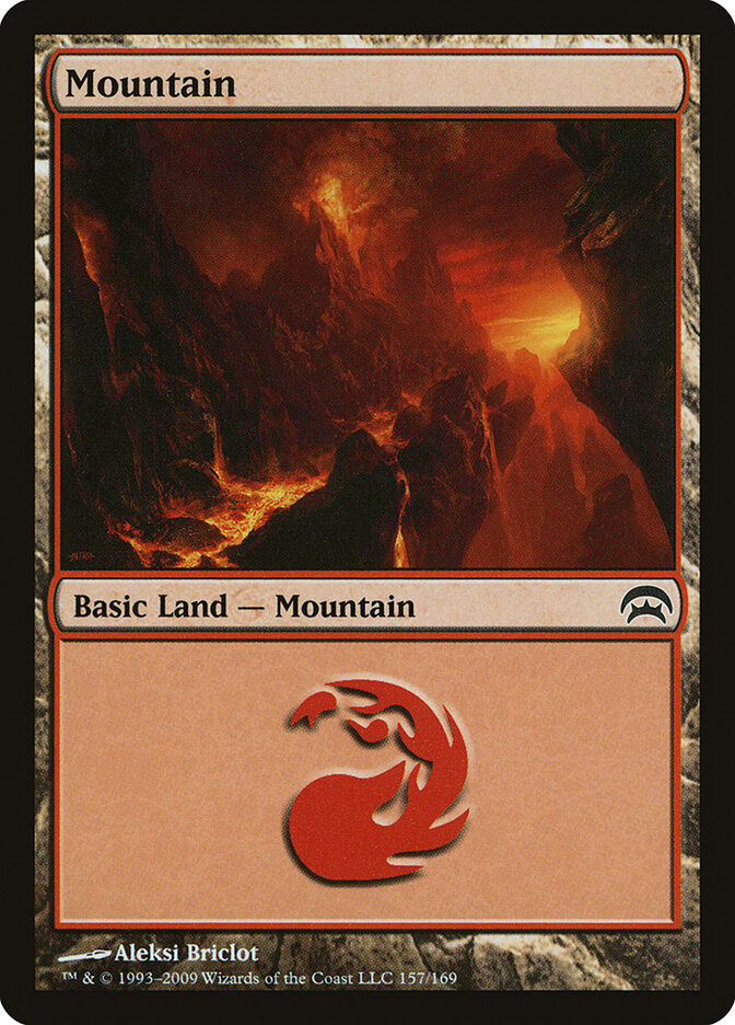 Mountain card front
