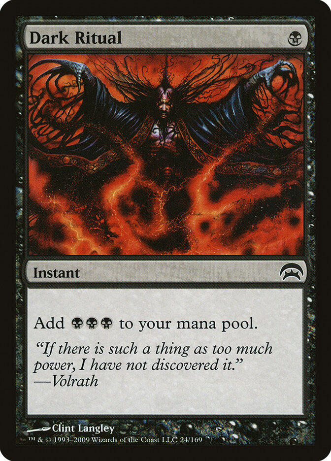 Dark Ritual card front