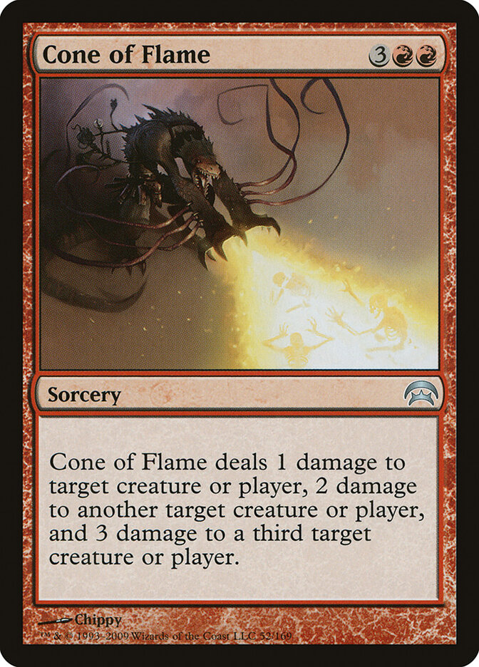 Cone of Flame card front