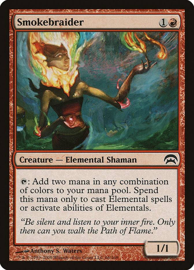 Smokebraider card front