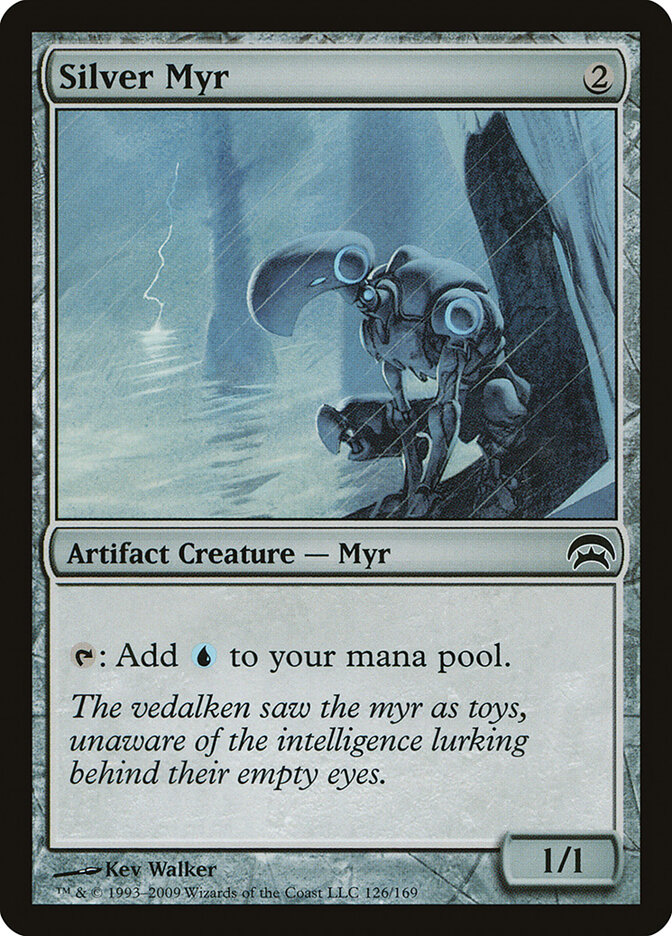 Silver Myr card front