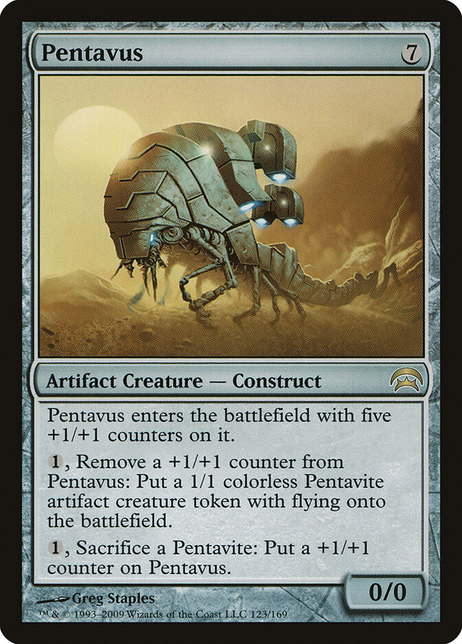 Pentavus card front