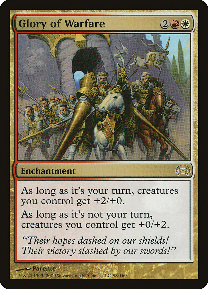Glory of Warfare card front