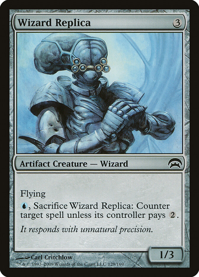 Wizard Replica card front