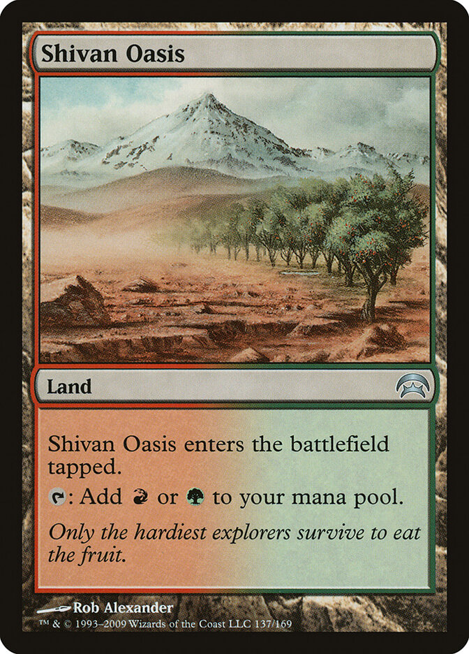 Shivan Oasis card front